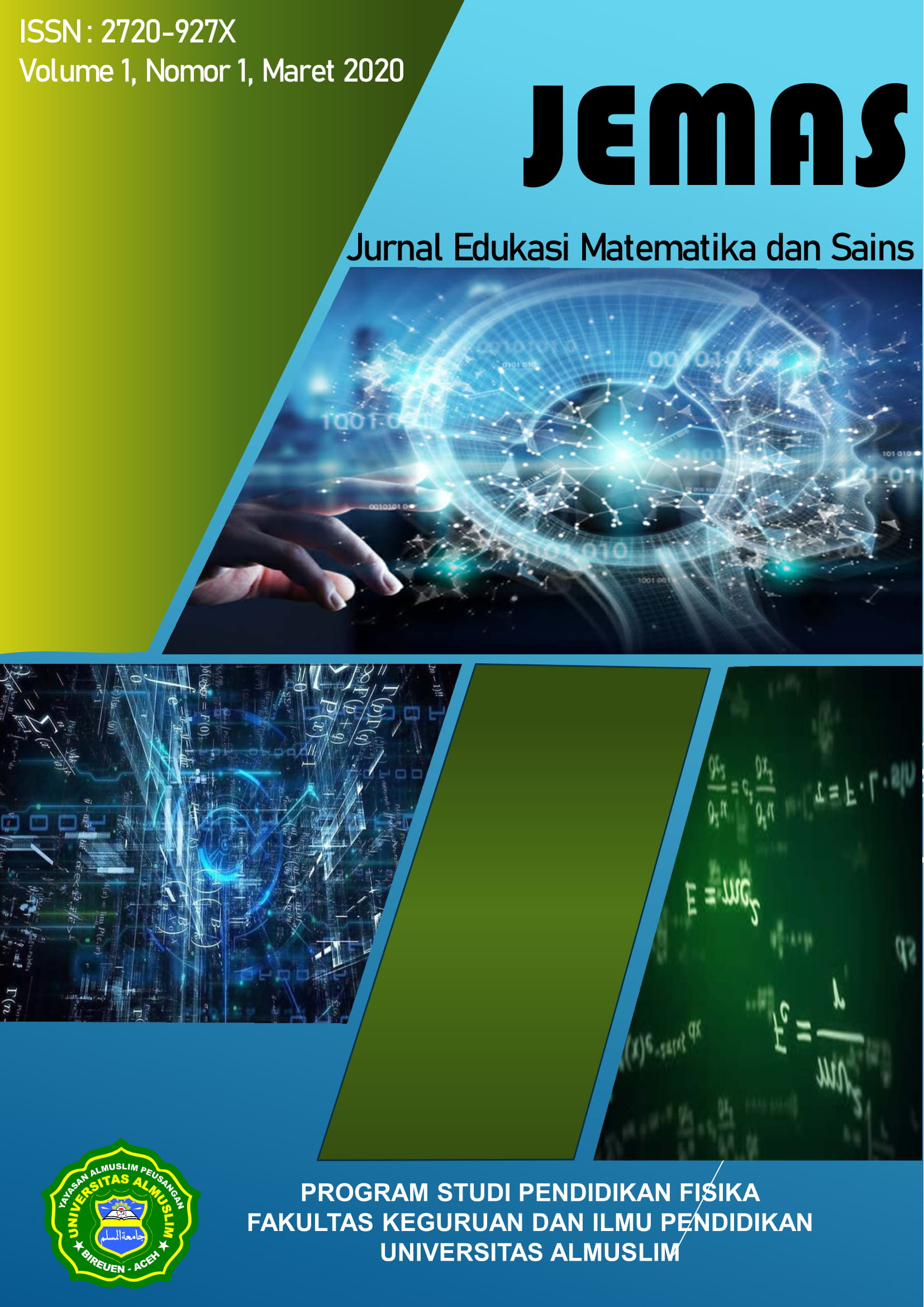					View Vol. 1 No. 1 (2020): Maret| Jurnal Edukasi Matematika dan Sains |
				